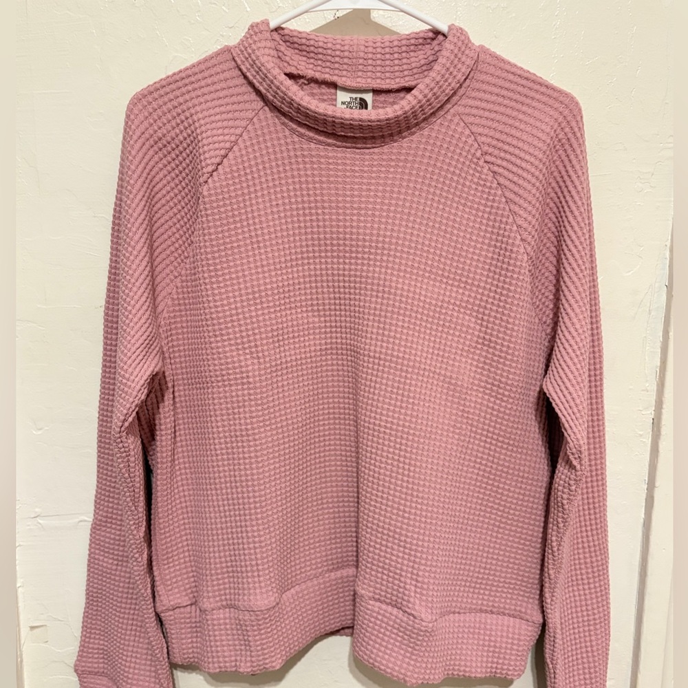 The North Face Women's Chabot Mock Neck Long Sleeve Sweater,  Mauve